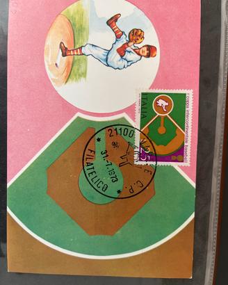 I1122 cartolina basball 1973
