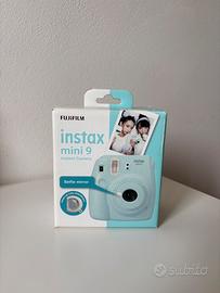 instax mini 9 fujifilm azzurra