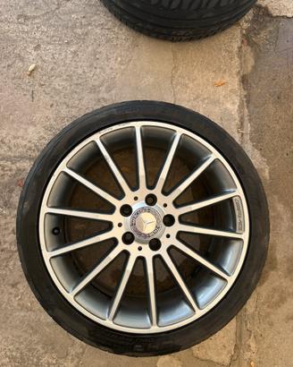 Cerchio mercedes raggio 18 classe A B CLA AMG
