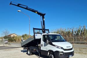 IVECO DAILY 35 35C17 P E5 GRU 12m + RIBALTABILE