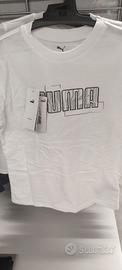 PumaT-Shirt Blu / Bianca Nuovo HA Buon Prezzo