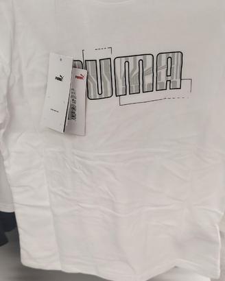 PumaT-Shirt Blu / Bianca Nuovo HA Buon Prezzo