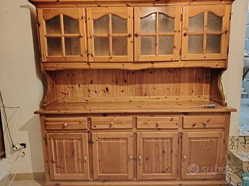 Credenza rustica color miele