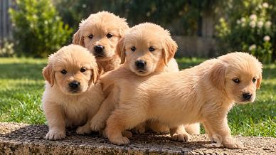 Golden Retriever con pedigree