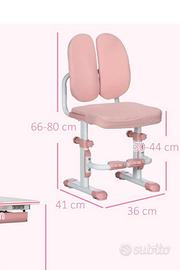sedia scrivania bimba/ragazza