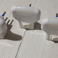 3 Velamp luci notturne a led, con interruttore