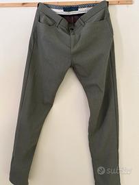 Pantaloni cotone color grigio TG50