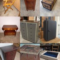 mobiletti tavolini e complementi di arredo vintage