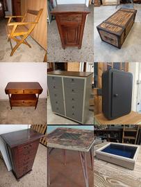 mobiletti tavolini e complementi di arredo vintage