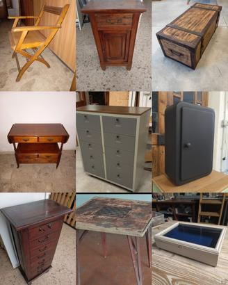 mobiletti tavolini e complementi di arredo vintage