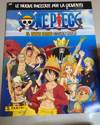 Album e box figurine panini One piece