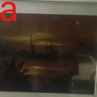 Grande OAESAGGIO LACUSTRE su MDF di ALBA LENA