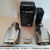 Kit finto scarico destro per Alfa Romeo Giulietta
