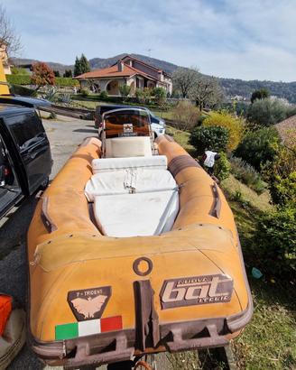 gommone 4,5m bat grifo + motore 737 evinrude 40cv