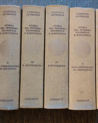 Collezione libri Geymonat - Storia del Pensiero 