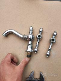 rubinetteria ricambi usato canna Antica per bidè 