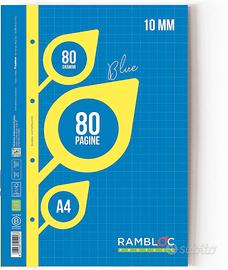 Lotto 137 RICAMBI RINFORZATI A4  4 FORI RAMBLOCK