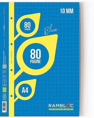 Lotto 137 RICAMBI RINFORZATI A4  4 FORI RAMBLOCK