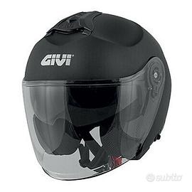 Casco givi jet planet monocolore nero