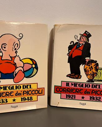 N. 2 volumi “Il meglio del corriere dei piccoli”