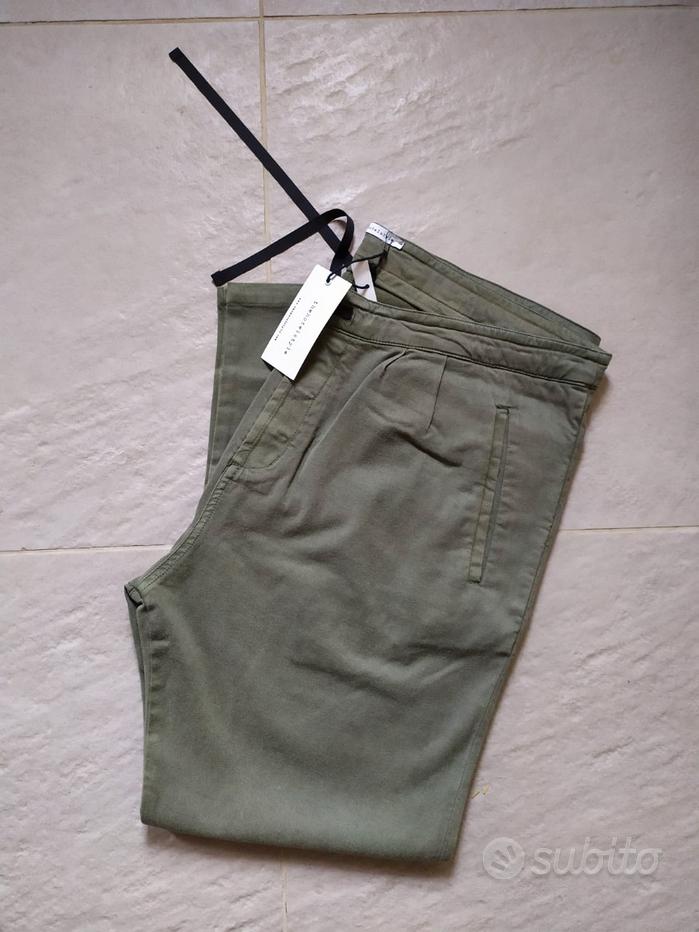 Pantaloni cavallo basso on sale stretti alla caviglia uomo