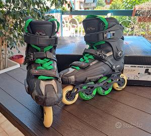 Pattini SEBA HIGH LIGHT 80 tg 43 neri
e verdi