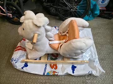 Dondolo cavalcabile Pegaso Trudi Bambino Bambina