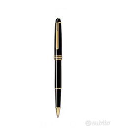 Montblanc penna resina e oro + cartuccie