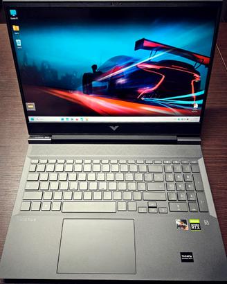 HP Victus16-Ryzen7-6800h-NvidiaRTX -16GB-comeNUOVO