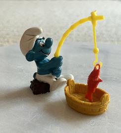 Super Puffo Pescatore Schleich 40207 - Variante 5A