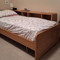 Letto singolo con mobile