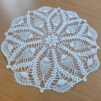 Centrini all’uncinetto fatti a mano 25 cm floreale