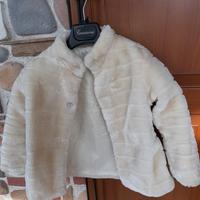 Giubbino pelliccia bianca