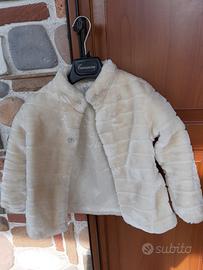 Giubbino pelliccia bianca