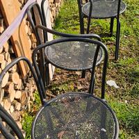 sedie da giardino  vintage