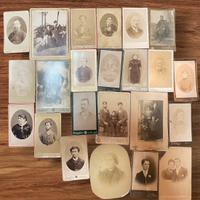 23 antiche fotografie fine 800 anche militari