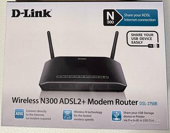Modem Router D-Link ADSL2+ N300