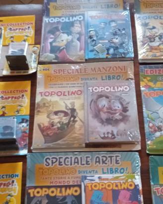 lotto topolino + gadget 11 uscite nuove sigillate