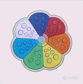 gioco incastri in legno montessori