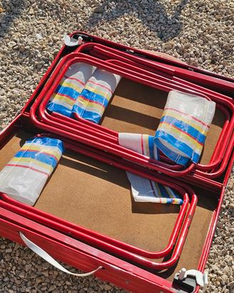 tavolo pic nic con sedie
