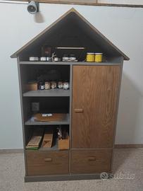Armadio cameretta bambini casetta Maison du Monde 