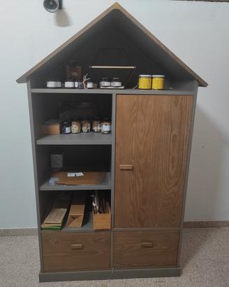 Armadio cameretta bambini casetta Maison du Monde 