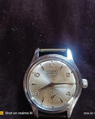 OROLOGIO- NICOLET GEDEON S.A. - AUTOMATICO