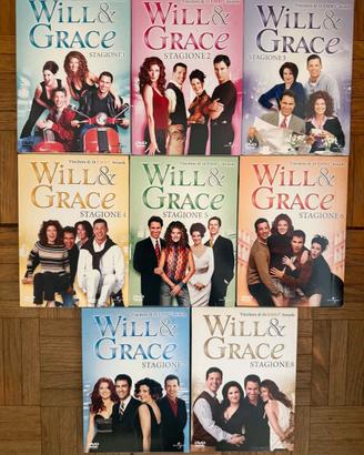 WILL & GRACE DVD SERIE TV COMPLETA STAGIONI 1 - 8 