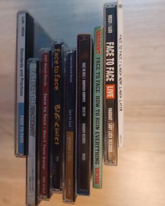 Collezione di 9 cd del gruppo Face to Face