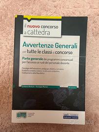 Libro concorso a cattedra avvertenze generali