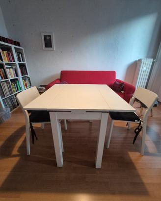 Tavolo IKEA allungabile  50/70/90 cm bianco