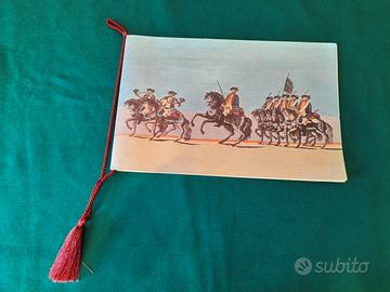 CALENDARIO STORICO NIZZA CAVALLERIA 1985 CARTOLINA