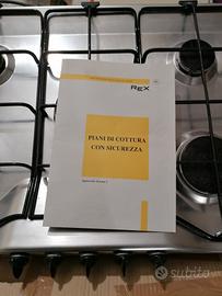 Pianocottura a gas 5 fuochi Rex
