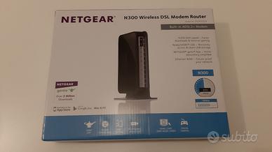 Modem Router Netgear DGN2200v4 N300 WirelessADSL2+